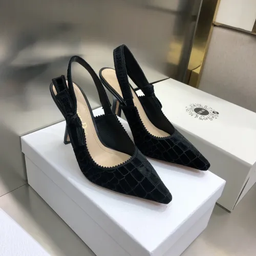 Dior Womens Shoes Sandals Fashion Pumps Luxury Brand D-Doll Quake Oblique J'ADIOR PUMP with Original Box