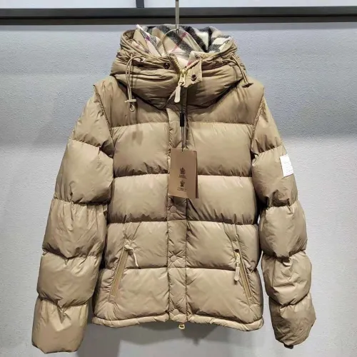 Burberry Design Mens Womens Winter Windprood Down Jackets Keep Warm 90% White Duck Down