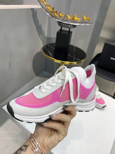 Chanel Mens Shoes Sneakers Luxury Brand Sports Shoes Breathable Design with Original Box