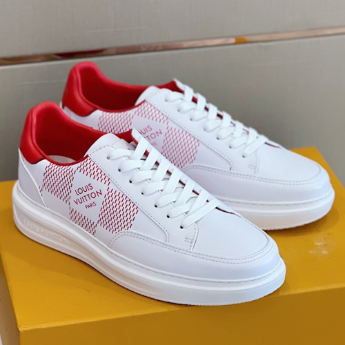 Louis Vuitton Men Shoes Fashion Sneakers RIVOLI Beverly Hills SNEAKER Luxury Brand Casual Shoes with Original Box