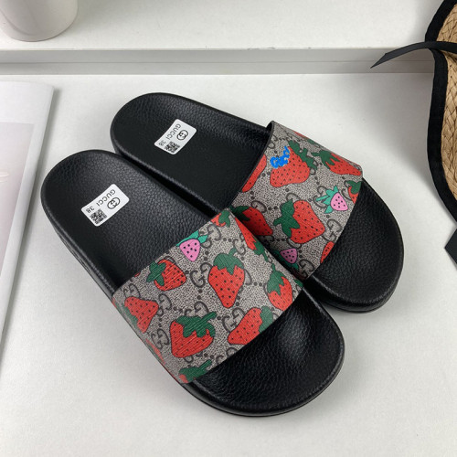 Gucci Mens Shoes Sandals Slides Slippers Luxury Brand Thick Sole Design with Original Box