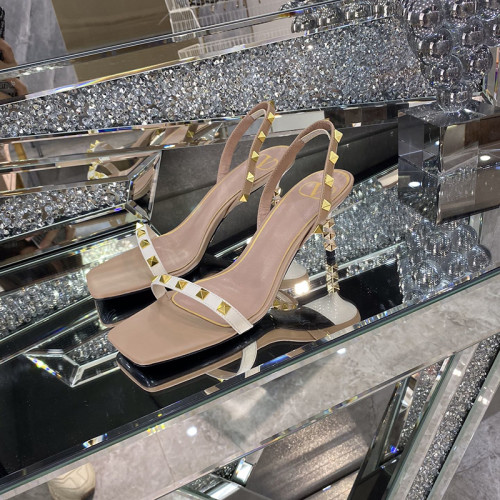 Valentino Womens Shoes Rockstud Sandals 6.5cm