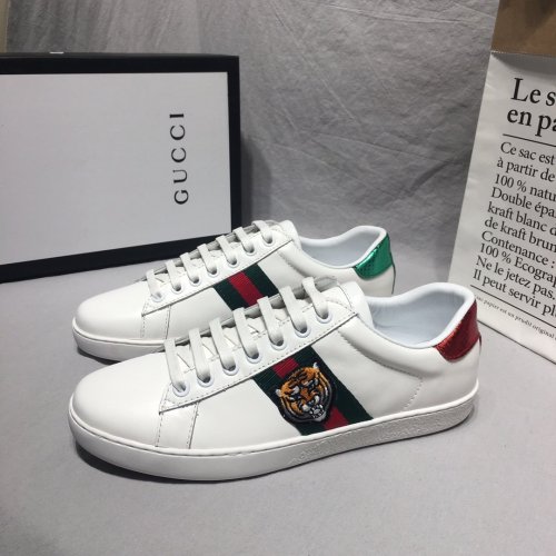 Gucci Mens Shoes Luxury Brand Men's Ace Embroidered Sneaker 457132 02JP0 9064 with Original Box