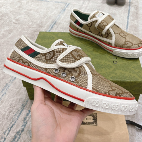 Gucci Womens Shoes Sneakers Luxury Brand Women's Gucci Tennis 1977 sneaker ‎692918 UKO70 2584 with Original Box