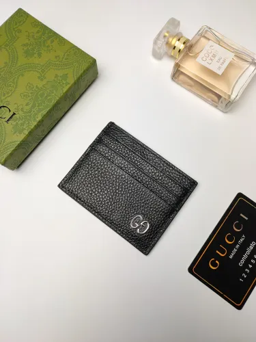 Gucci Mens Womens Wallets Bags Coin Purse Card Holder Luxury Brand GG Marmont leather money clip with Original Box 436022 DJ20T 1000