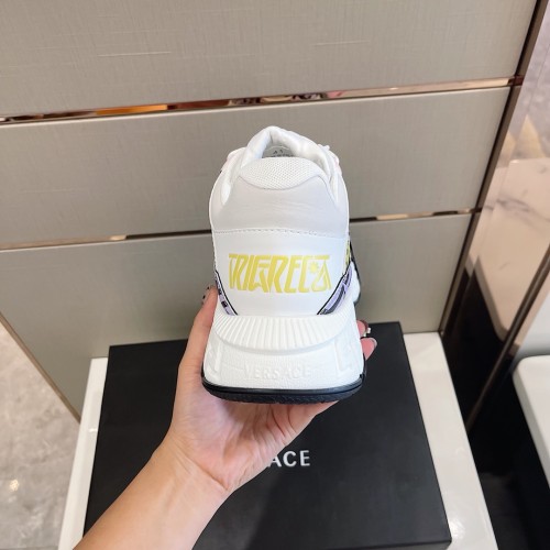 Versace Mens Shoes Sneakers Fashion Design Luxury Brand TRIGRECA SNEAKERS with Original Box