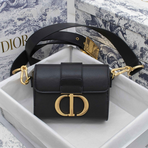 Dior Womens Bags Crossbody Bags 30 MONTAIGNE BOX BAG Black Box Calfskin