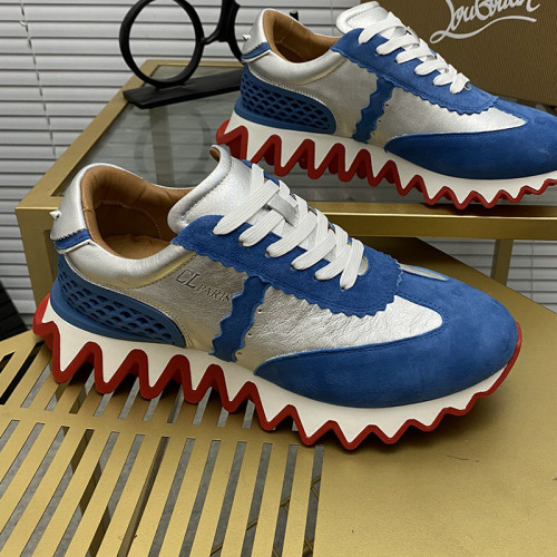 Christian Louboutin Mens Shoes Sneakers Luxury Brand Red Bottom Design Sports Footwears