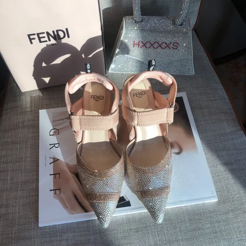 Fendi Womens Shoes Pump SLINGBACKS 8.5cm