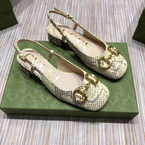 Gucci Womens Shoes Low-heel Slingback with Horsebit 2.5cm