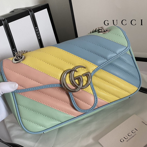 Gucci Womens Bags Shoulder Messenger Bag Luxury Brand Small GG Marmont bag with Original Box