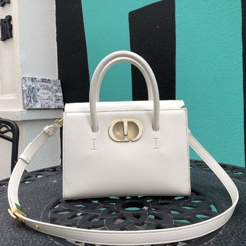 Dior Womens Bag Handbag MEDIUM ST HONORÉ TOTE Latte Grained Calfskin M9321UMBA_M941