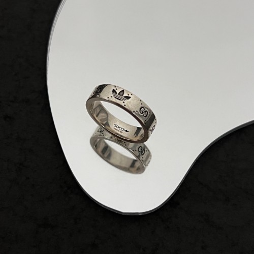 Gucci×Adidas Luxury Men Womens Ring