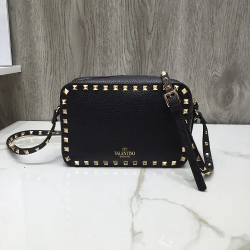 Valentino Womens Bags Camera Bag Luxury Fashion SMALL ROCKSTUD CALFSKIN CROSSBODY BAG ZW2B0809BOL0NO with Original Box