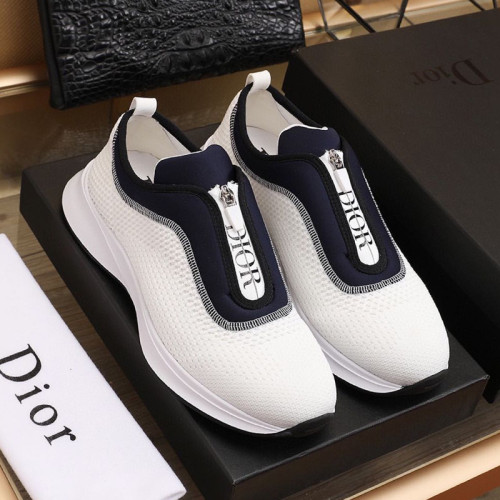 Dior Men Shoes Sneakers Casual Luxury Brand Slip On Breathable Mens Sneakers