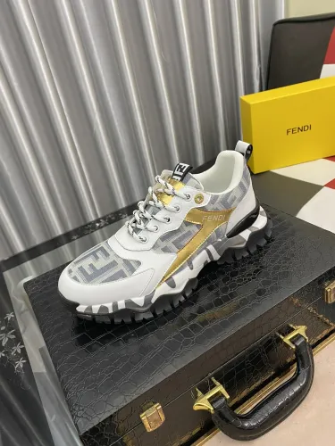 Fendi Mens Shoes Fashion Sneakers Luxury Brand Casual Shoes for Men with Original Box