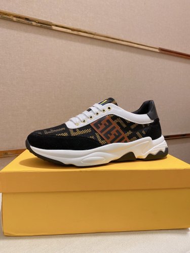 Fendi Mens Shoes Fashion Sneakers Luxury Brand Casual Shoes for Men with Original Box