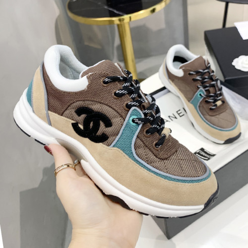 Chanel Mens Shoes Sneakers Luxury Brand Sports Shoes Breathable Design with Original Box