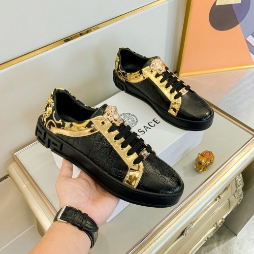 Versace Men Shoes Sneakers Fashion Design Luxury Brand