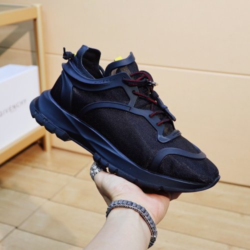 Givenchy Men Shoes Fashion Type Luxury Brand GIVENCHY SNEAKERS IN LEATHER WITH LATEX BAND with Original Box