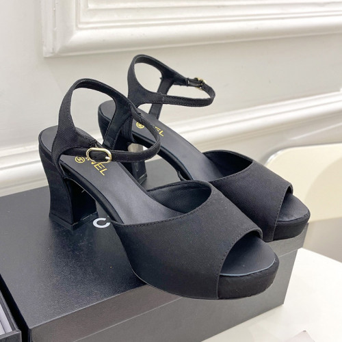 Chanel Womens Shoes Pumps Fashion Sandals Summer Design 7.5cm Heel Luxury Brand Design with Original Box
