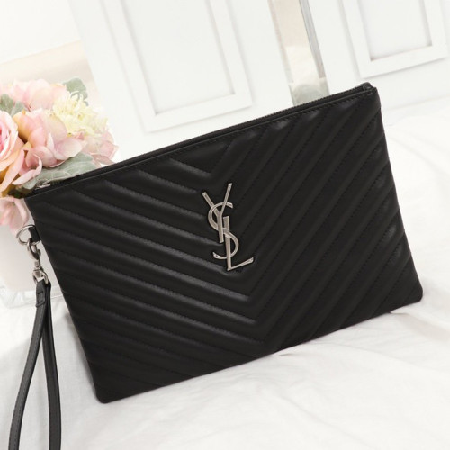 Saint Laurent YSL Womens Mens Bag Designer Luxury Brand Unisex Clutch Bags with Original Box