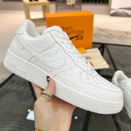 Louis Vuitton Men Shoes Fashion Sneakers Design Luxury Brand LVXNIKE Air Force Sneakers with Original Box