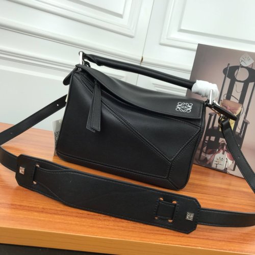 Loewe Womens Bag Small Puzzle Bag in Soft Grained Calfskin