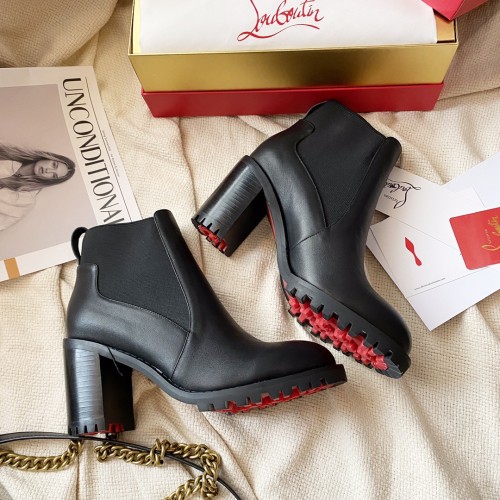 Christian Louboutin Womens Shoes Fashion Boots Luxury Brand with Original Box Fashion Ankle Boots