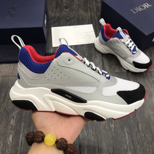 Dior Men Women Shoes Luxury B22 Sneakers