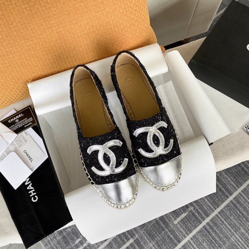Chanel Women Shoes Fashion Espadrille Luxury Brand Casual Shoes for Women ESPADRILLE with Original Box Espadrilles