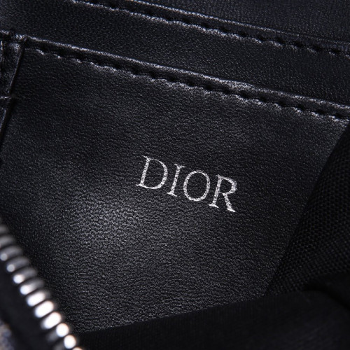 Dior Men Shoulder Bags Pouch With Shoulder Strap Beige And Black Dior Oblique Jacquard 2OBBC119YSE_H05E