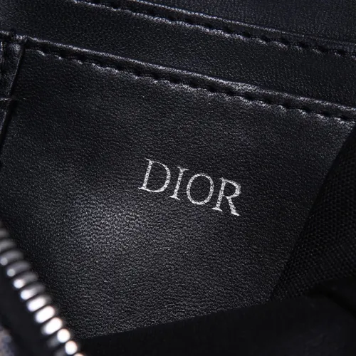 Dior Men Shoulder Bags Pouch With Shoulder Strap Beige And Black Dior Oblique Jacquard 2OBBC119YSE_H05E
