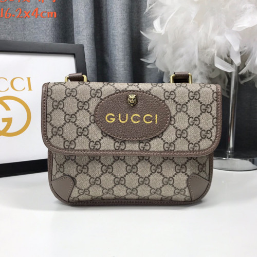 Gucci Womens Mens Bags Crossbody Shoulder Messenger Bags Luxury Brand Gucci GG Supreme Neo Vintage Small Messenger Bag with Original Box 501050 9C2VT 8745