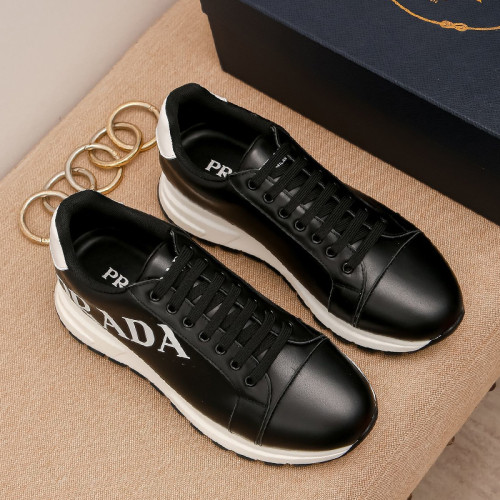 Prada Mens Shoes Sneakers Casual Shoes for Men Luxury Brand Breathable Fashion Sneakers with Original Box