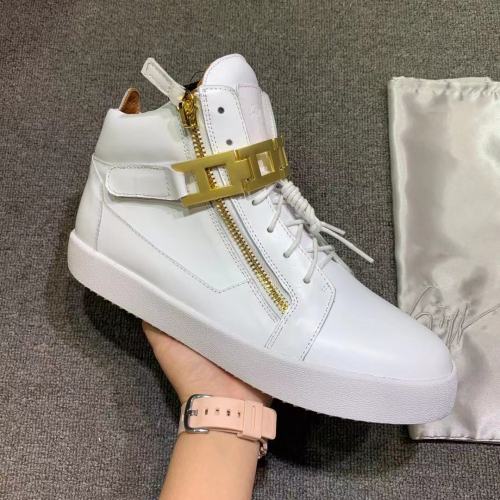 Giuseppe Zanotti Mens Shoes Luxury Brand High Top Sneakers Coby