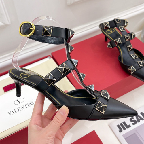 Valentino Women Shoes Mule Flip Flop Sandals ROMAN STUD SLIDE SANDAL IN QUILTED NAPPA with Original Box Luxury Brand 5cm Heel Design