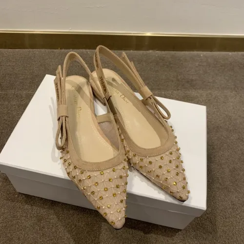 Dior Womens Shoes J'Adior Slingback Ballerina Flat 1.5CM