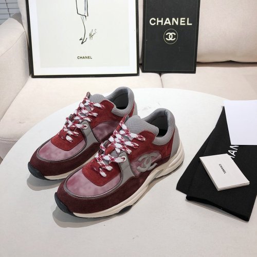 Chanel Men Womens Shoes Sneakers Luxury Brand Design