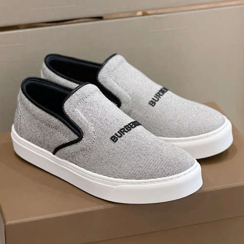 Burberry Men Shoes Fashion Luxury Brand Vintage Cotton Sneaker Casual Shoes for Men with Original Box