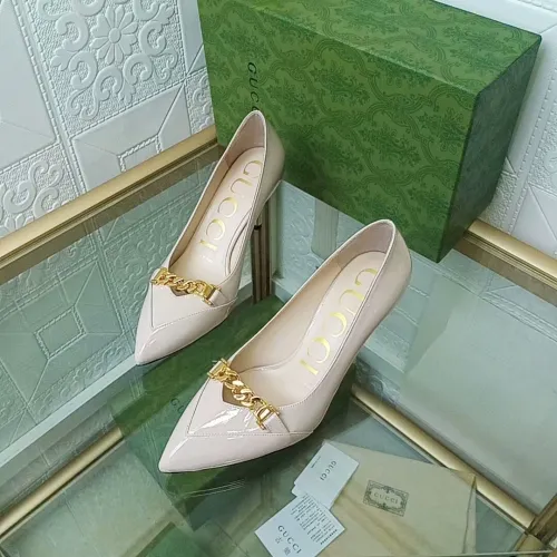 Gucci Womens Shoes Pump High Heels 7.5cm