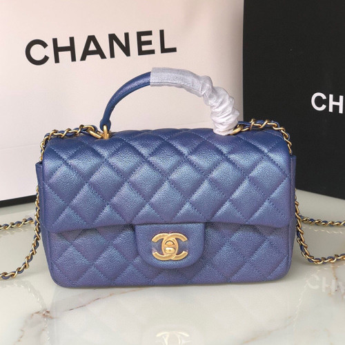 Chanel Womens Bags Crossbody Bag Classic Handbag CF Mini Luxury Brand with Original Box