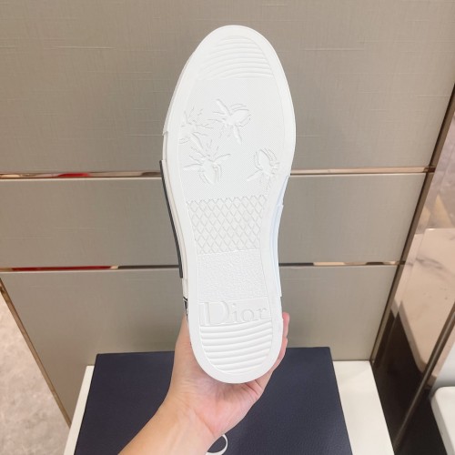 Dior Mens Shoes Sneakers Casual Luxury Brand B23 HIGH-TOP SNEAKER Dior Oblique Canvas with Original Box 3SH118ZMK_H761