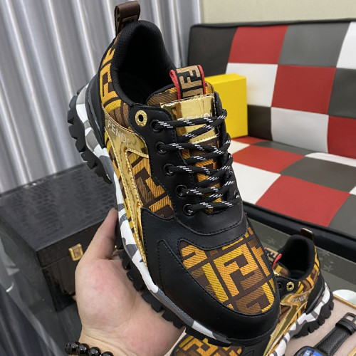 Fendi Mens Shoes Fashion Sneakers Luxury Brand Casual Shoes for Men with Original Box