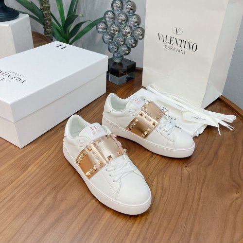 Valentino Men Shoes Fashion Design Luxury Brand OPEN SNEAKER WITH VLTN PRINT with Original Box WY0S0830BLUA01