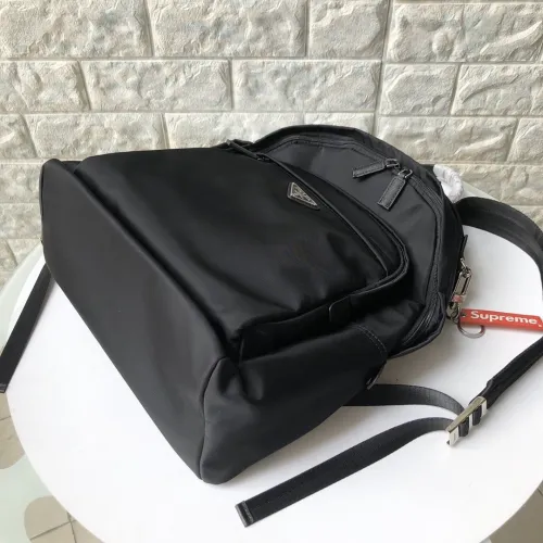 Prada Mens Bags Backpack Nylon and Saffiano Leather Backpack Luxury Brand 2VZ048_973_F0002_V_OOO