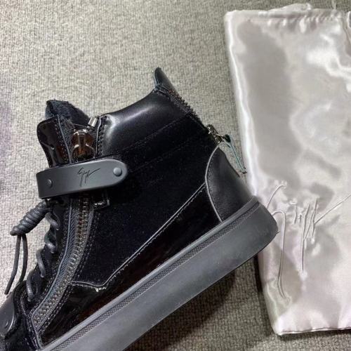Giuseppe Zanotti Mens Shoes Luxury Brand High Top Sneakers Coby