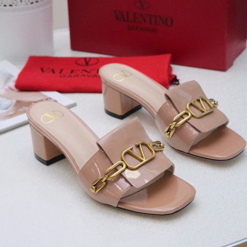 Valentino Womens Shoes Vlogo Sandals Mid Heels Mules 5.5cm