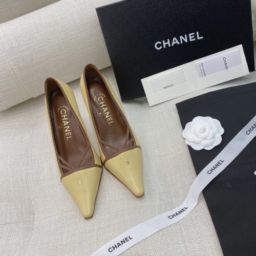 Chanel Womens Shoes Pumps 8cm