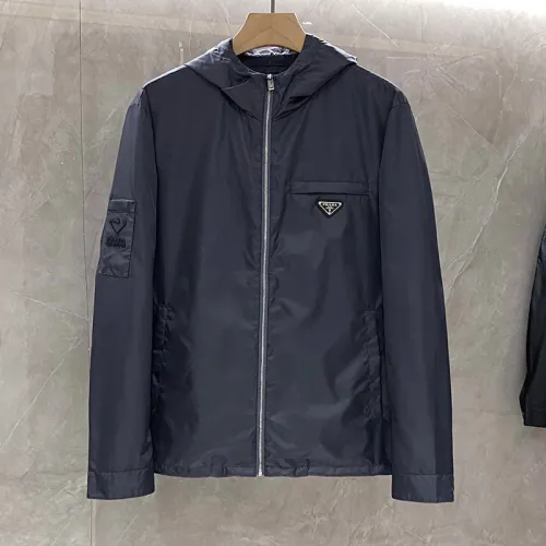 Prada Design Fashion Mens Jackets Thin Design Luxury Brand